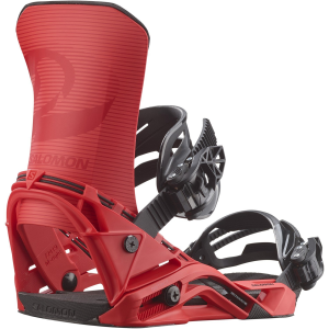 Salomon District Snowboard Bindings 2026 in Red size Medium
