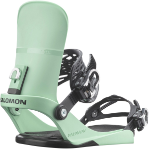 Salomon EDB Snowboard Bindings 2026 in Green size Small | Nylon/Aluminum
