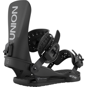 Union STR Snowboard Bindings 2026 in Black size Medium | Aluminum
