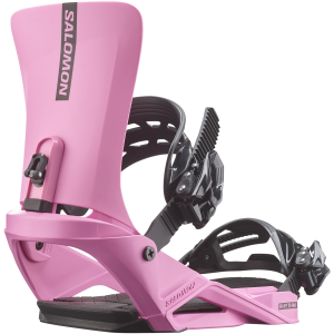 Salomon Rhythm Snowboard Bindings 2026 in Pink size Small