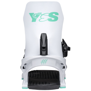 Women's Yes. Rebel Snowboard Bindings 2026 in White size Medium | Nylon