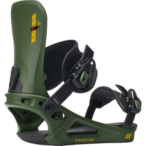 K2 Program Snowboard Bindings 2026 in Green size Medium | Nylon