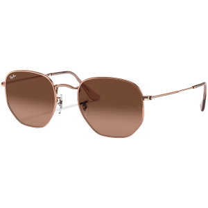 Ray Ban Hexagonal 51 Sunglasses 2025 in Brown