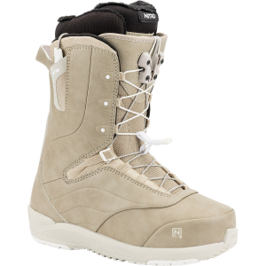 Women's Nitro Crown TLS Snowboard Boots 2024 in Khaki size 7.5 | Rubber