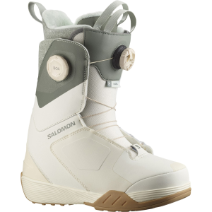 Women's Salomon Kiana Dual Boa Snowboard Boots 2026 in White size 6.5 | Rubber