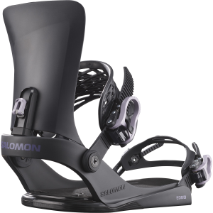 Salomon EDB X Snowboard Bindings 2026 in Black size Small | Nylon