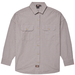 Women's Dickies Florence Shirt 2025 in Gray size Large | Cotton