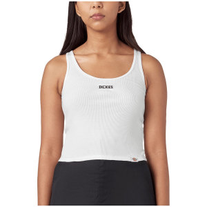 Women's Dickies Yorktown Tank Top 2025 in White size Medium | Cotton