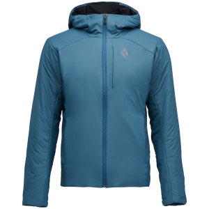 Black Diamond First Light Stretch Hoodie Men's 2026 Blue size Small | Nylon/Elastane/Polyester
