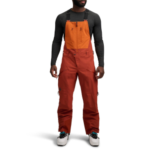 Black Diamond Recon Stretch Bibs Men's 2026 Orange size Small | Nylon/Elastane/Polyester