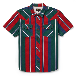 Seager Amarillo Short-Sleeve Shirt Men's 2025 in Red size Large | Cotton