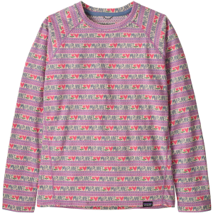 Kid's Patagonia Capilene Midweight Crew 2025 in Purple size X-Small | Polyester