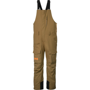 Helly Hansen SOGN Bib Cargo Pants Men's 2026 in Brown size X-Large