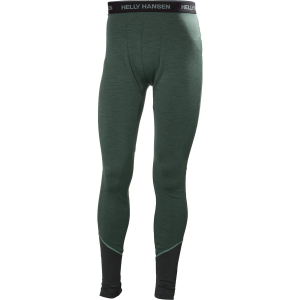 Helly Hansen Lifa Midweight Base Layer Pants 2026 in Green size 2X-Large | Wool