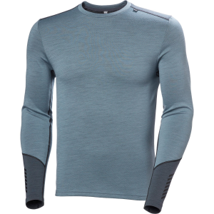 Helly Hansen Lifa Midweight Crew Base Layer Top 2026 in Blue size X-Large | Wool