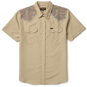 Seager Sawtoof Short-Sleeve Shirt Men's 2025 in Khaki size Large | Viscose/Polyester