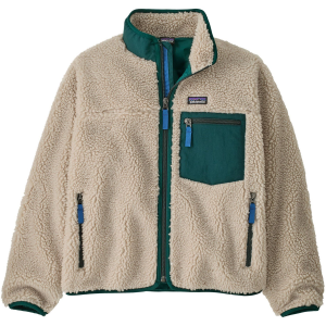 Kid's Patagonia Retro-X Jacket 2025 in Khaki size Small | Polyester/Plastic