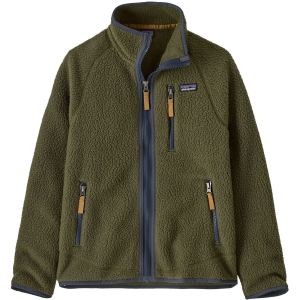 Kid's Patagonia Retro Pile Fleece Jacket 2025 in Green size X-Small | Polyester
