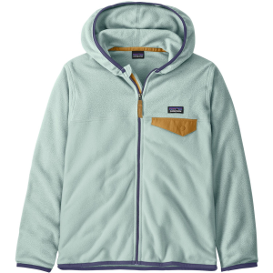 Kid's Patagonia Micro D Snap-T Jacket 2025 in Blue size 2X-Large | Nylon/Spandex/Polyester