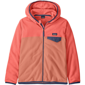 Kid's Patagonia Micro D Snap-T Jacket 2025 in Pink size X-Large | Nylon/Spandex/Polyester