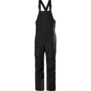 Women's Helly Hansen Powderqueen 2.0 Bib Pants 2026 in Black size Large | Polyester
