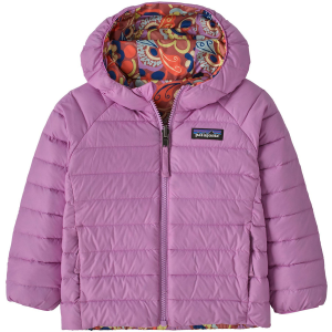 Kid's Patagonia Reversible Down Sweater Hoodie Infants' 2025 in Purple size 12M-18M | Nylon/Polyester/Plastic