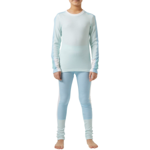 Kid's Helly Hansen Lifa Midweight Baselayer Set 2026 in Blue size 9 | Wool/Polyester