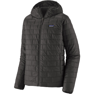 Patagonia Nano Puff Hoodie Men's 2026 in Black size 2X-Large | Polyester
