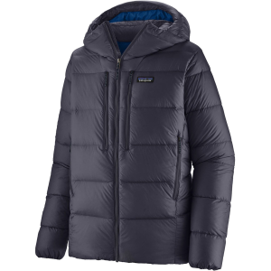 Patagonia Fitz Roy Down Hoodie Men's 2026 in Blue size X-Small | Nylon/Plastic