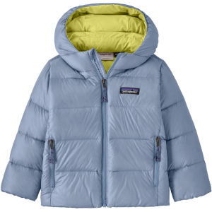 Kid's Patagonia Hi-Loft Down Sweater Hoodie Toddlers' 2026 in Blue size 4T | Nylon/Spandex/Polyester