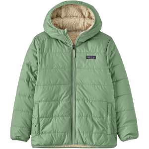 Kid's Patagonia Reversible Ready Freddy Hoodie 2025 Ellwood in Green size X-Small | Polyester