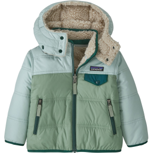 Kid's Patagonia Reversible Tribbles Hoodie Infants' 2025 in Green size 12M-18M | Polyester