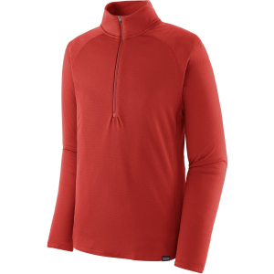 Patagonia Capilene(R) Midweight Zip-Neck Top Men's 2026 in Red size Small | Polyester