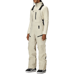 Women's 686 GORE-TEX Dispatch Shell Bibs 2026 in White size X-Large | Nylon/Wool