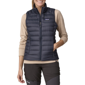 Women's Patagonia Down Sweater Vest 2026 in Blue size Large | Nylon/Spandex/Plastic