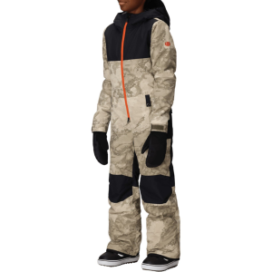 Kid's 686 Shazam Insulated One Piece Boys' 2026 in White size X-Large | Polyester