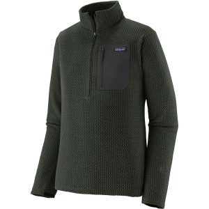 Patagonia R1 Air Zip Neck Top Men's 2026 in Green size Medium | Polyester