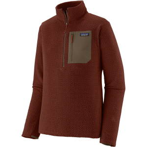 Patagonia R1 Air Zip Neck Top Men's 2025 in Red size X-Small | Polyester