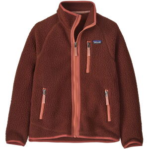 Kid's Patagonia Retro Pile Fleece Jacket 2025 in Red size 2X-Large | Polyester