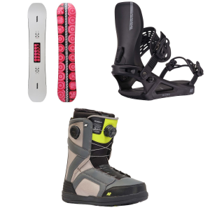 K2 Hypnotist Snowboard 2025 - 161 Package (161 cm) + M Mens in Brown size 161/M | Nylon