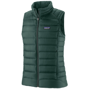 Women's Patagonia Down Sweater Vest 2026 in Green size Medium | Nylon/Spandex/Plastic