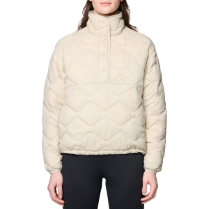 Women's Mountain Hardwear Seek Out(TM) Snap Neck Pullover 2025 in Khaki size X-Small | Nylon