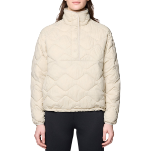 Women's Mountain Hardwear Seek Out(TM) Snap Neck Pullover 2025 in Khaki size Large | Nylon