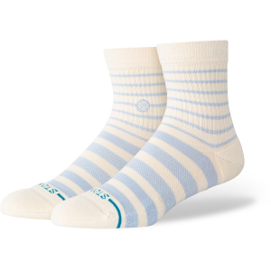 Women's Stance Vista Quarter Socks 2025 in Ivory size Small | Nylon/Cotton/Elastane