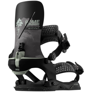 Rome Katana AW FASE x Stale Snowboard Bindings 2026 in Black size Large/X-Large | Nylon/Aluminum