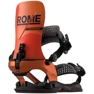 Rome Katana AW FASE Snowboard Bindings 2026 in Black size Medium/Large | Nylon/Aluminum