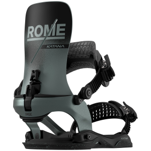 Rome Katana AW FASE Snowboard Bindings 2026 in Gray size Medium/Large | Nylon/Aluminum