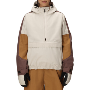 Women's 686 Outline Shell Anorak Jacket 2026 in White size Medium | Polyester