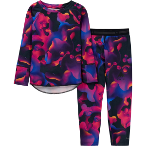Kid's Burton Midweight Base Layer Set 2026 in Purple size Medium | Spandex/Polyester