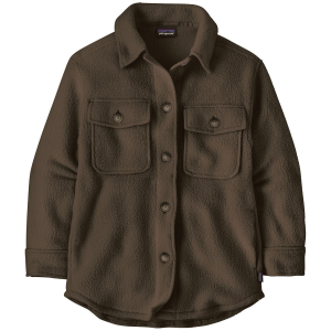Women's Patagonia Retro Pile Shacket 2025 Jacket in Brown size Medium | Polyester